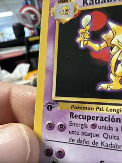 Pokemon TCG Kadabra Base Set 32/102 Regular 1st Edition Uncommon Spanish Card - Image 2