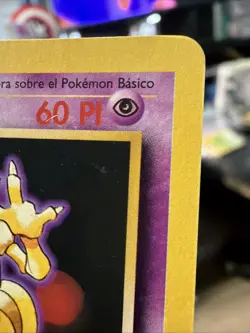 Pokemon TCG Kadabra Base Set 32/102 Regular 1st Edition Uncommon Spanish Card - Image 4