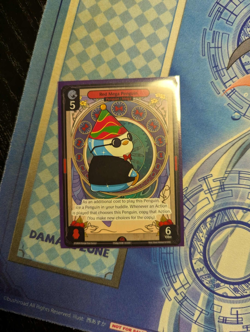 Vibes TCG Red Mega Penguin - Enter the Huddle Card # 013 - Image 2