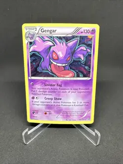 Pokemon TCG Gengar 60/162 XY Breakthrough Cosmos Holo Promo Card - Image 1