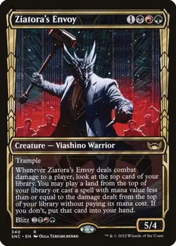 [MTG] Ziatora's Envoy (Showcase) (340) (SNC) NM - Image 1