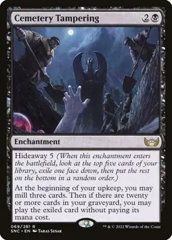 [MTG] Cemetery Tampering (Foil) (069) (SNC) NM - Image 1