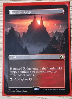 Haunted Ridge (Borderless) Innistrad: Midnight Hunt Regular - Image 1