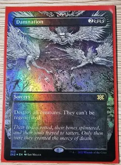 Damnation (Borderless) Double Masters 2022 Foil - Image 1