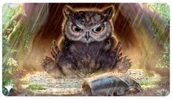Magic The Gathering - Battle for Baldur's Gate - Playmat - Owlbear Cub - Image 1