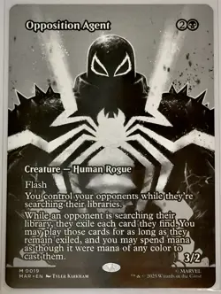 MTG Opposition Agent (Borderless) M Marvel Universe Eternal-Legal 19 NM Magic - Image 1