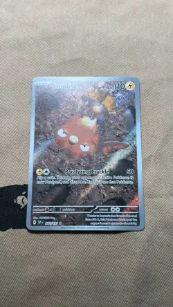 2024 Pokemon Stunfisk Illustration Rare SV08: Surging Sparks 202/191 NM 202/191 - Image 1