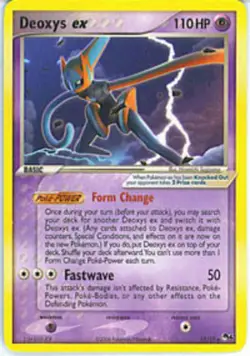 NM-Mint Deoxys-EX (Speed) - 17 - Ultra Rare Pokemon POP Series 4 - Image 1