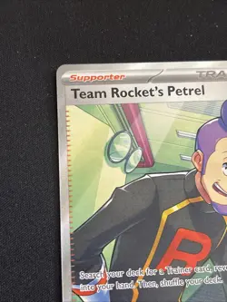 Pokemon TCG Team Rocket's Petrel 226/182 Destined Rivals Full Art Ultra Rare NM - Image 4