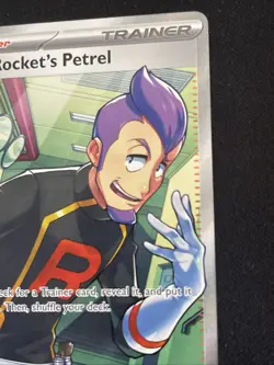 Pokemon TCG Team Rocket's Petrel 226/182 Destined Rivals Full Art Ultra Rare NM - Image 5