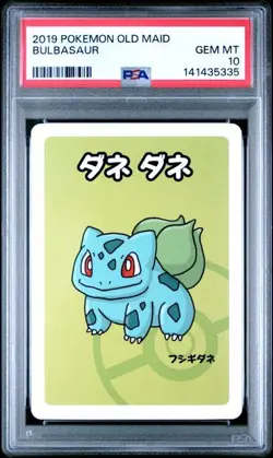 2018 POKEMON OLD MAID BULBASAUR PSA 10 - Image 1