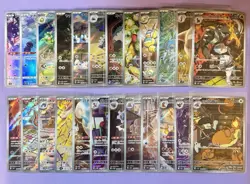 TCG Pokemon JP (AR) & CHR Scarlet & Violet, Mega Evolution Art Rare lot of 24 - Image 1