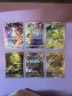 TCG Pokemon JP (AR) & CHR Scarlet & Violet, Mega Evolution Art Rare lot of 24 - Image 2