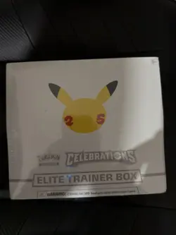 Pokemon TCG: 25th Anniversary Celebrations Elite Trainer Box (ETB) (2021) SEALED 820650809439 - Image 1