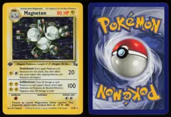 Magneton 11/62 Rare Fossil Holo 1st Edition Pokemon - Image 3