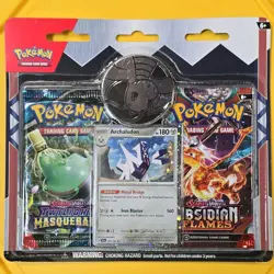 Pokemon Booster Packs Twilight Masquerade and Obsidian Flames Lot of 2 Sealed - Image 1