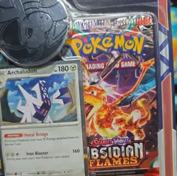 Pokemon Booster Packs Twilight Masquerade and Obsidian Flames Lot of 2 Sealed - Image 4