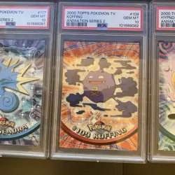 Pokemon 2000 Topps PSA 10 Sequential Certs Seadra Koffing Hypno Series 2 - Image 3