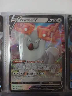 Tcg Pokemon Card Bundle X9 Vmax And V Holo Rares - Image 3