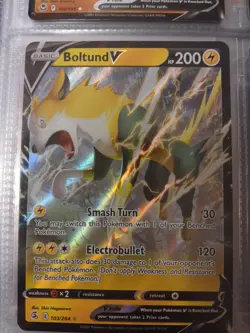 Tcg Pokemon Card Bundle X9 Vmax And V Holo Rares - Image 5