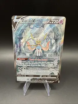 Pokemon TCG Zacian v Crown Zenith: Galarian Gallery GG48/GG70 Alternative Art NM - Image 1