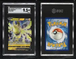 Regieleki V Pokemon Sword & Shield Silver Tempest SGC 9.5 Mint+ - Image 3