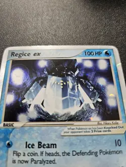 Pokemon EX Emerald Regice EX Ultra Rare Holo 98/106 EXCELLENT-NEAR MINT - Image 2
