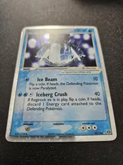 Pokemon EX Emerald Regice EX Ultra Rare Holo 98/106 EXCELLENT-NEAR MINT - Image 3