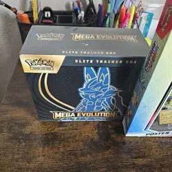 POKEMON TCG: Mega Evolution Elite Trainer Box, Plus Prismatic Collection Box NEW - Image 1