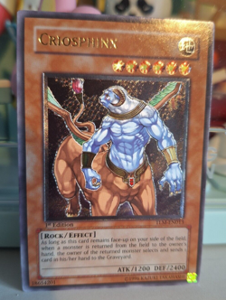 Criosphinx TLM-EN013 Ultimate Rare 1st Edition MP Yu-Gi-Oh Card - Image 1