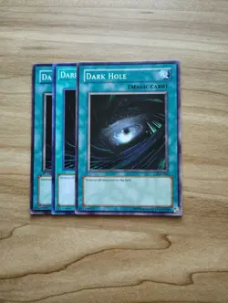 Yu-Gi-Oh! - Dark Hole 3X - Full Playset - Image 1