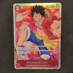 One Piece CCG Monkey.D.Luffy OP01-024 Premium Booster Foil Super Rare Alt Art - Image 1