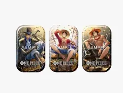 One Piece Tin Pack Set Vol 2 Group of 3 | TS-02 OP-13 | Factory Sealed | Bandai - Image 1