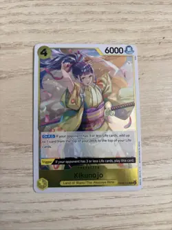 Kikunojo OP06-104 R Foil English NM One Piece TCG Card Game - Image 1