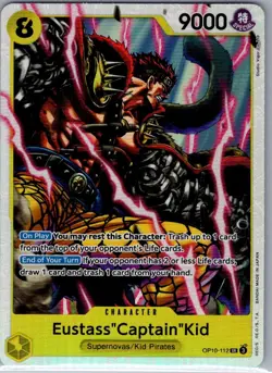 Eustass"Captain"Kid OP10-112 SR English Royal Blood - One Piece Card - NM - Image 1