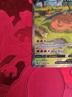 Pokemon Charizard v SWSH260 Sword & Shield Promo Card Near Mint Condition - Image 3