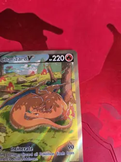 Pokemon Charizard v SWSH260 Sword & Shield Promo Card Near Mint Condition - Image 5