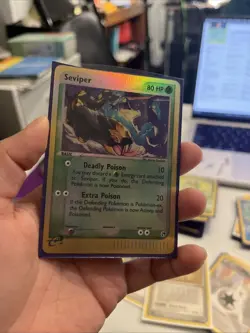 Pokemon TCG Seviper EX Sandstorm Holo Rare Card Reverse Holo 11/100 LP - Image 1