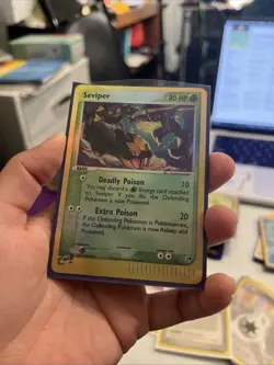 Pokemon TCG Seviper EX Sandstorm Holo Rare Card Reverse Holo 11/100 LP - Image 2