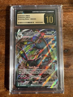 Umbreon VMax 095/203 Evolving Skies CGC Pristine 10 LOW PRICE BADASS CARD - Image 1