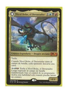 NICOL BOLAS THE RAVAGER / THE ARISEN Magic 2019 NM MTG Spanish M19 Mitica - Image 1