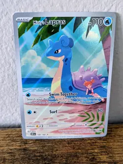 Pokemon TCG Misty's Lapras Holo Card 194/182 Sv10: Destined Rivals - Image 1