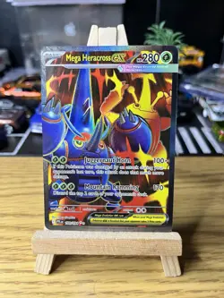 Pokemon TCG: Mega Heracross ex #108/094 Phantasmal Flames Ultra Rare Full Art - Image 1