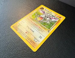 1999 POKEMON TCG AERODACTYL HOLO UNLIMITED POKEMON TCG RARE 1/62 LP/NM - Image 2