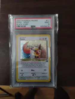 2000 Pokemon Black Star Promo Eevee Holo #11 PSA 9 Mint - Image 1