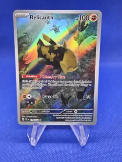 Pokemon SV SV05 Temporal Forces Relicanth 173/162 Illustration Rare IR NM - Image 1