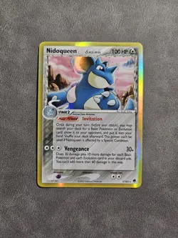 Pokemon TCG Nidoqueen (Delta Species) 7/101 Holo Rare - EX Dragon Frontiers - LP - Image 1