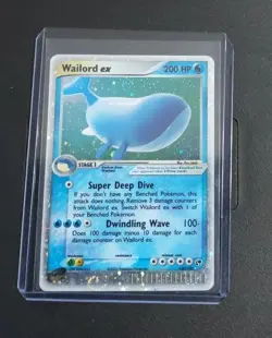Wailord ex 100/100 - Rare Holo - EX Sandstorm 2003 Vintage - Pokemon Card - LP+ - Image 1