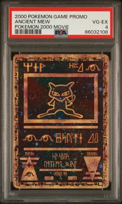 2000 Pokemon Game Movie Ancient Mew Pokemon 2000 Movie PSA 4 - Image 1
