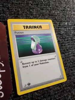 1999 POKEMON TRAINER Shadowless 1ST EDITION #94/102 POTION LP - Image 3